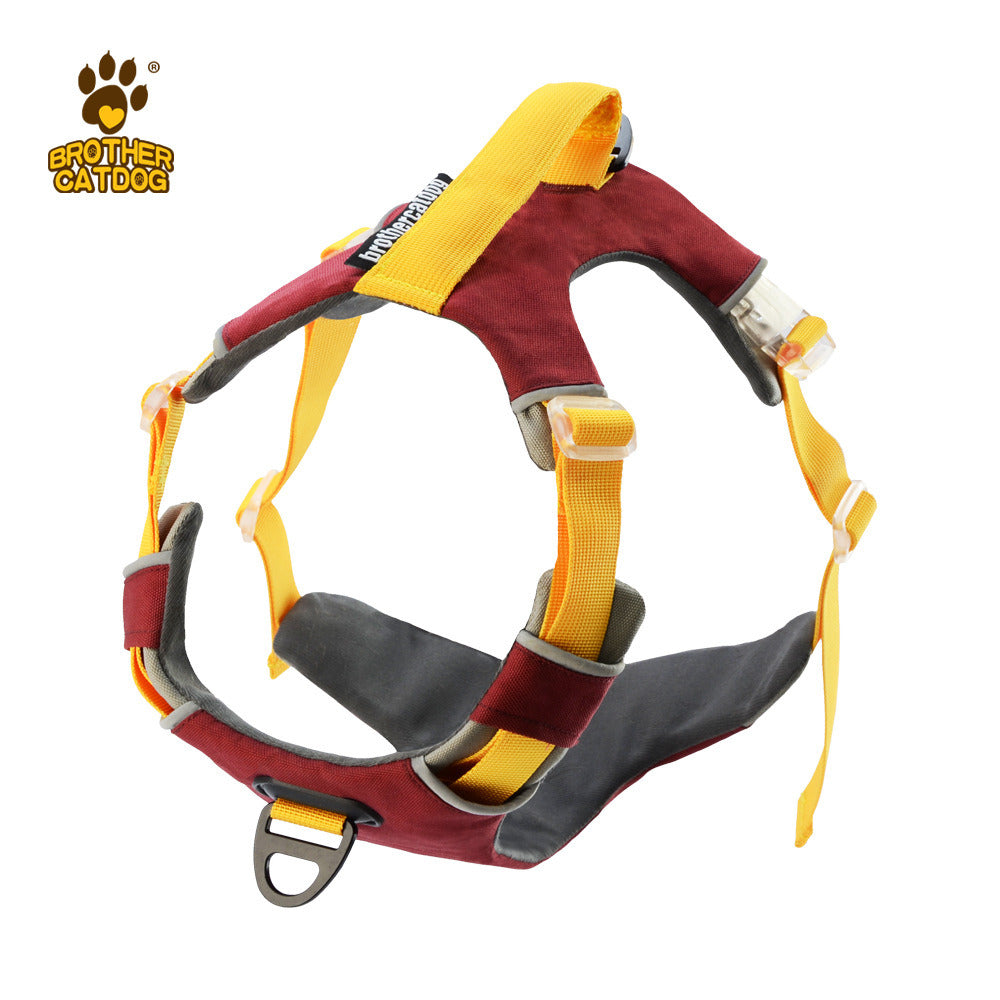 Explosion-Proof Dog Chest Harness with Leash