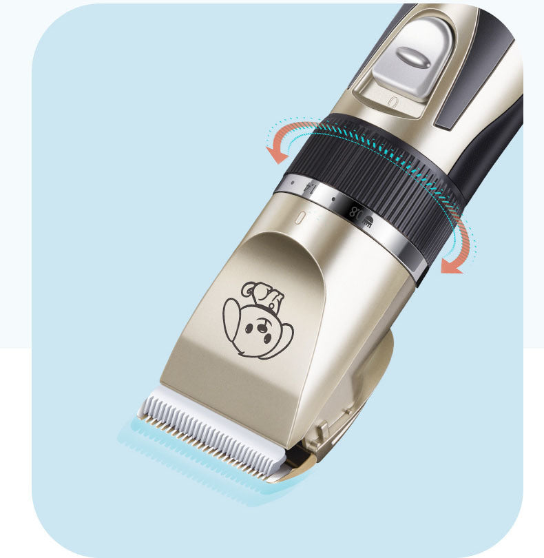 Low Noise Rechargeable Cordless Grooming Trimmer for Dogs