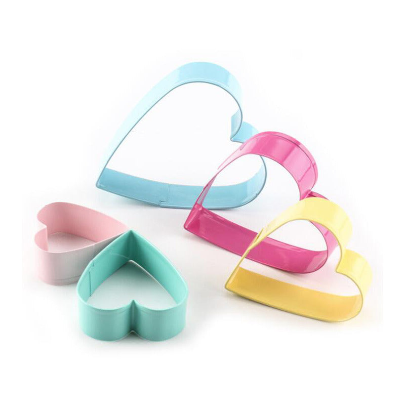 Heart Shaped Dog Treat Cookie Cutter Set