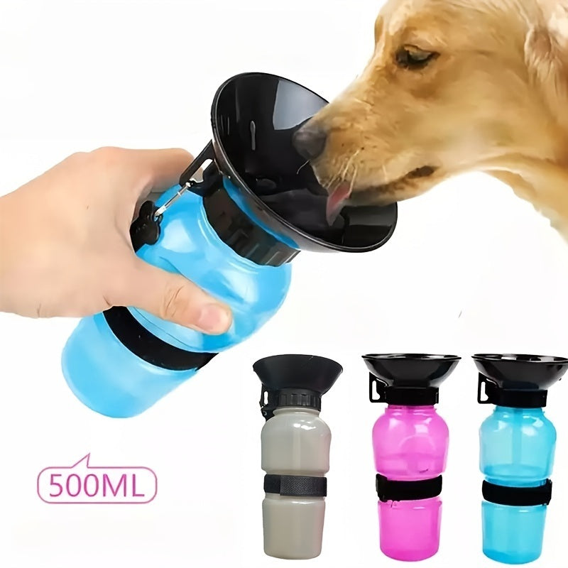 Dog Water Bottle, Mug Holds 500ml For Travel