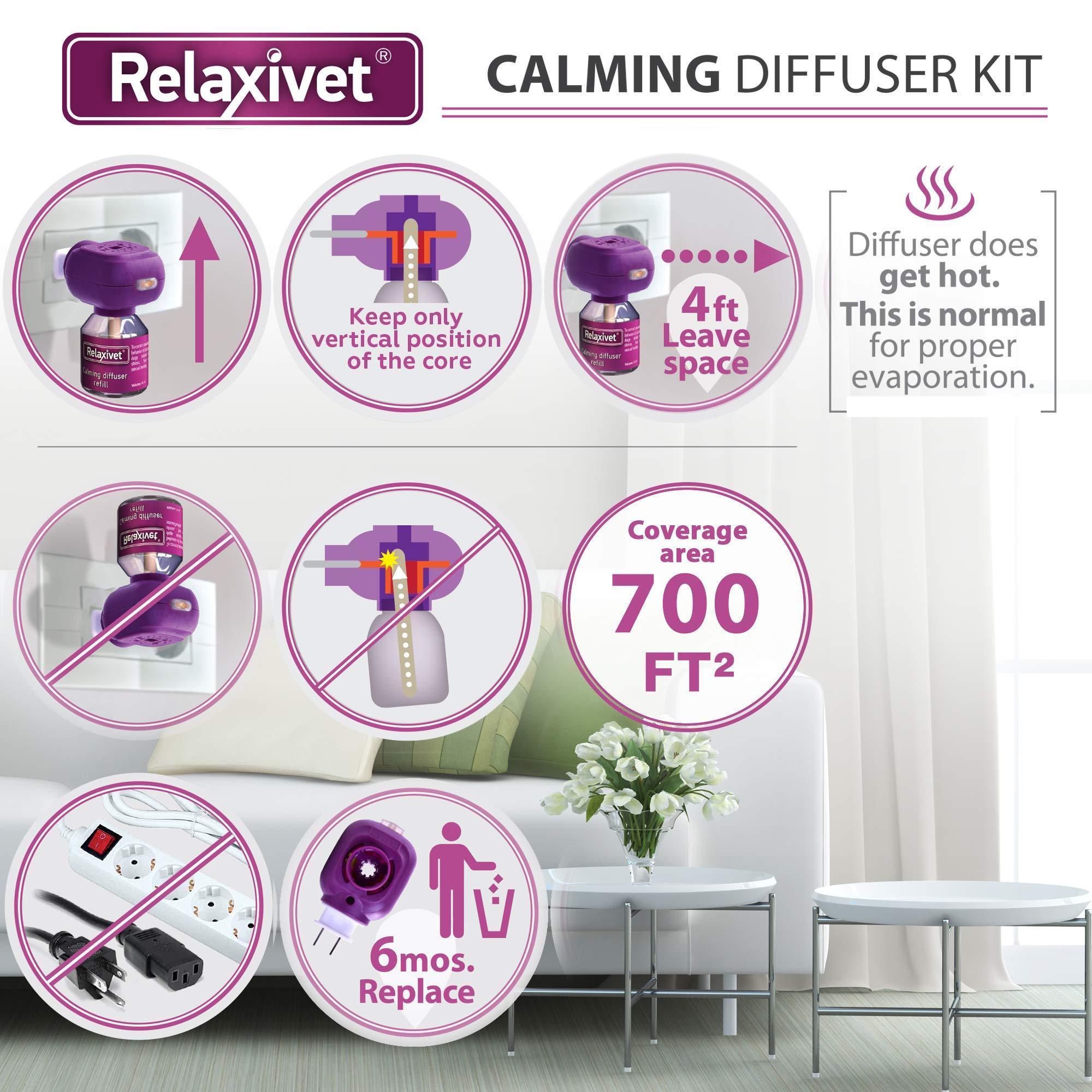 Calming Anti Anxiety Diffuser Refills for Cats - 2 pack