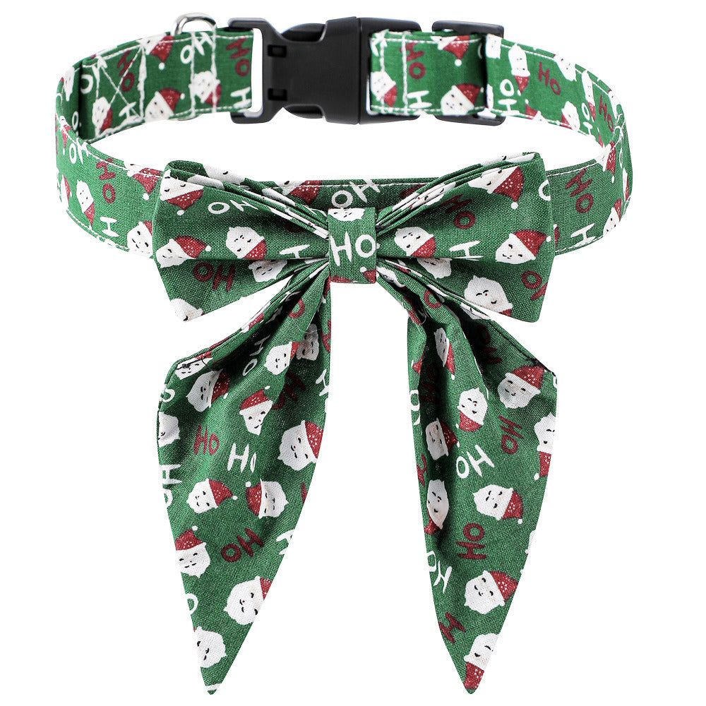 Fun Christmas Bowtie and Collar for Dogs