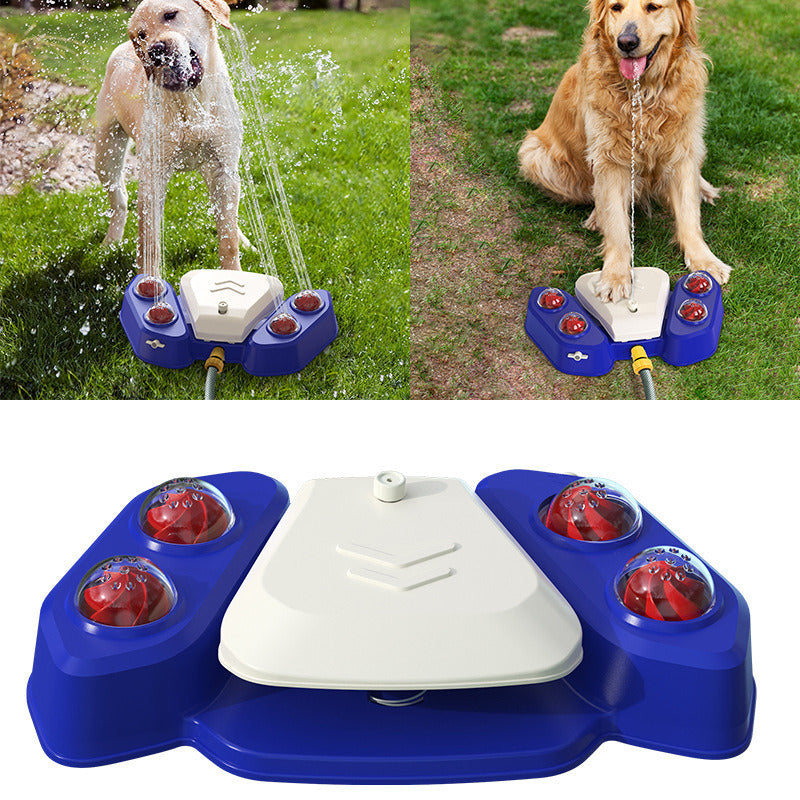 Paw Activated Drinking Fountain Sprinkler for Dogs