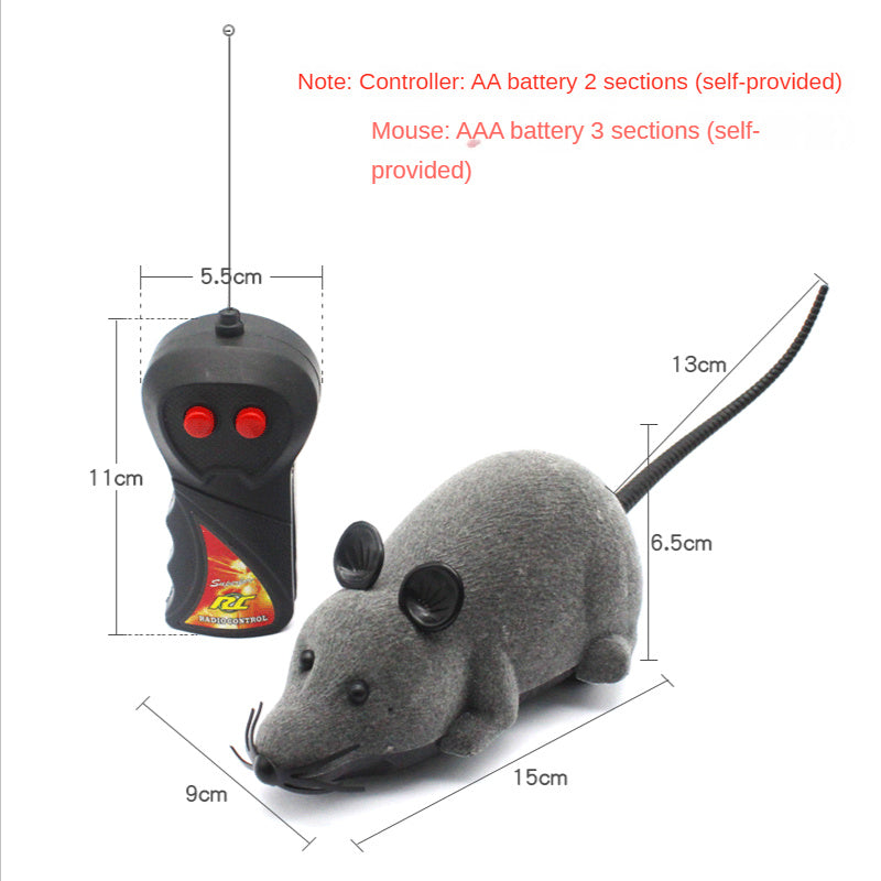 Remote Control Battery Mouse Toy for Cats