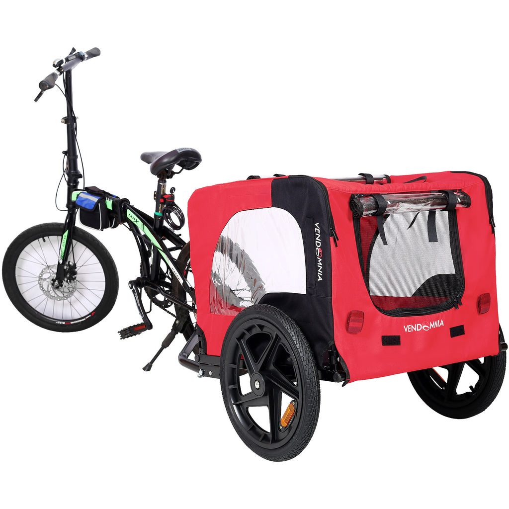 Foldable Bicycle Trailer for Dogs or Other Pets