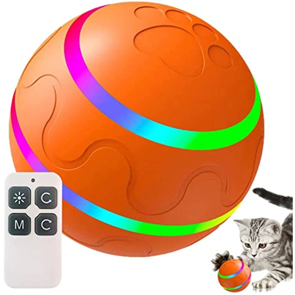 Interactive Rolling Ball for Dogs and Cats