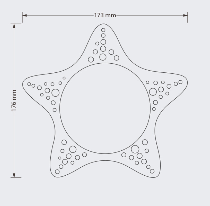 Sea Star Calming Licking Pad Feeder for Dogs