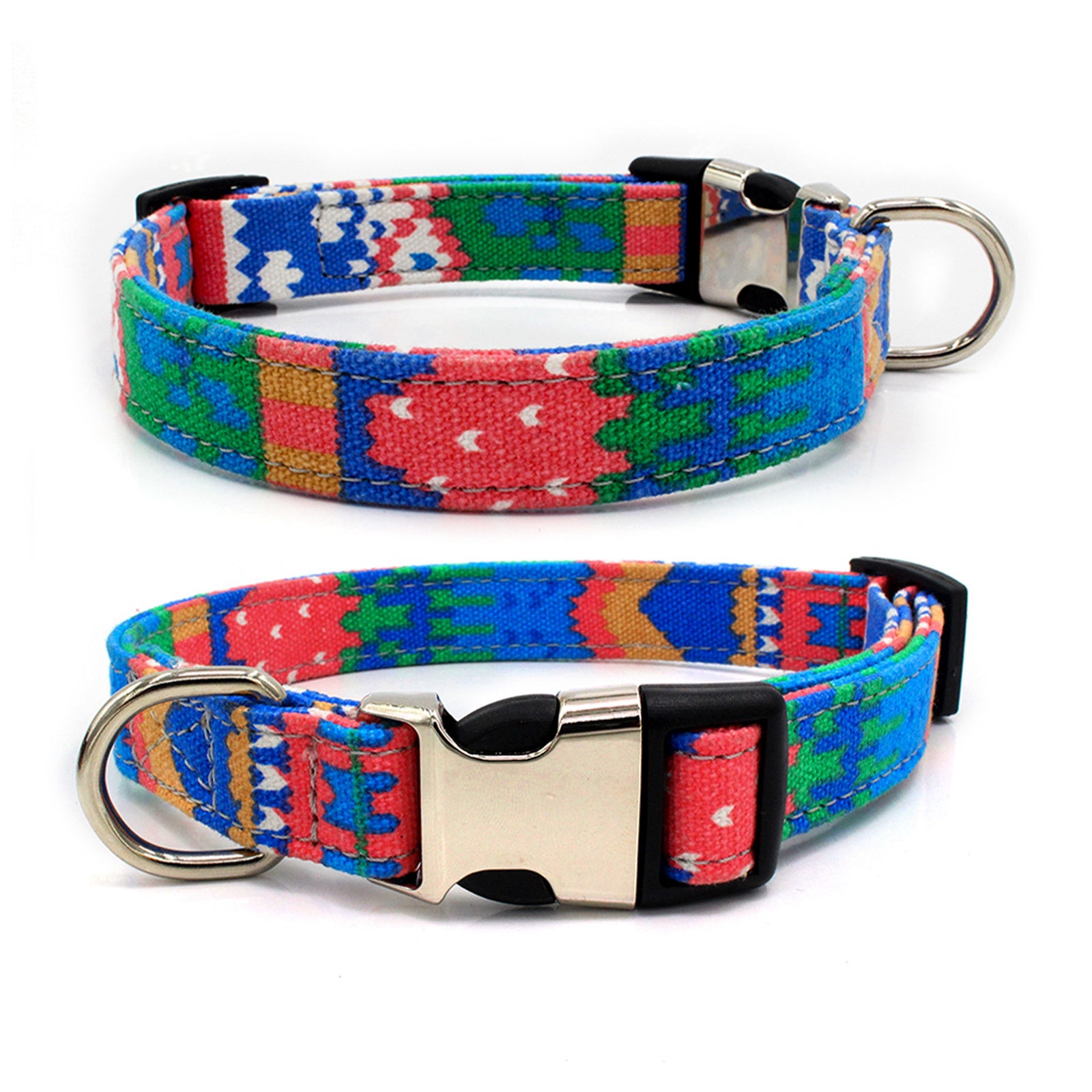 Dog Collars with Festive Colors and Fun Designs