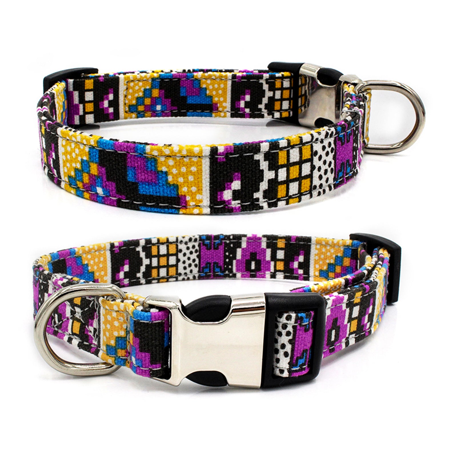 Dog Collars with Festive Colors and Fun Designs