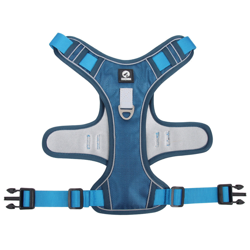 Dog Cat Harness with Chest Strap and Reflective Stitching
