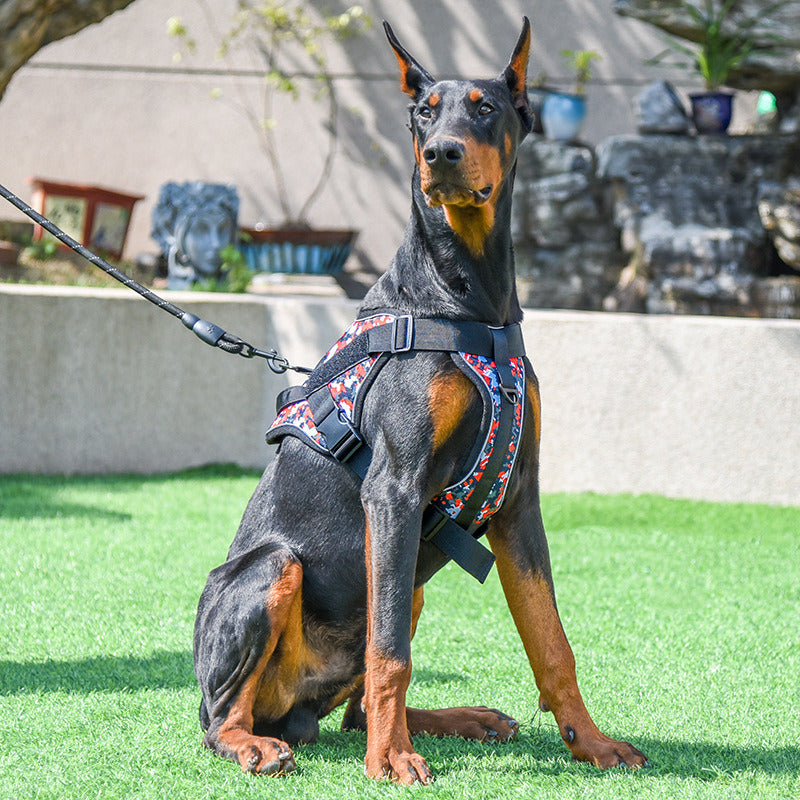 Tactical Chest Strap Training Harness Vest for Large Dogs