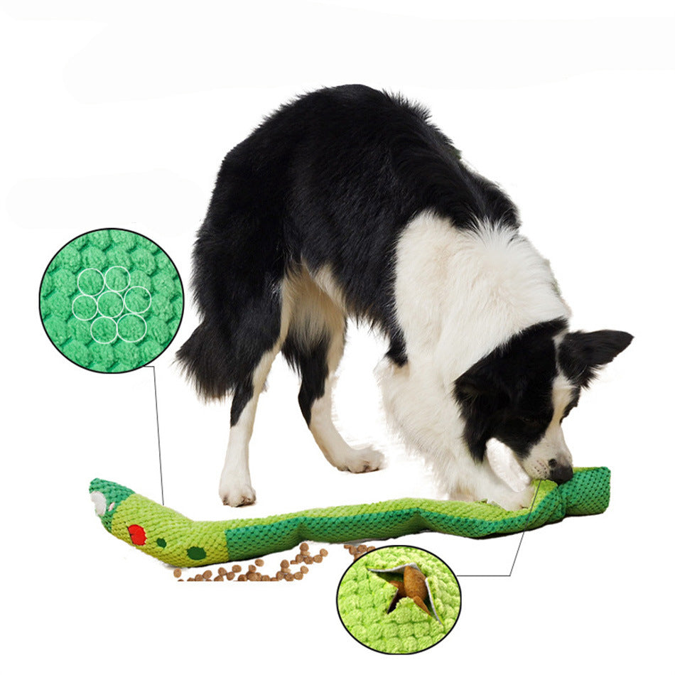 Squeaky Plush Snuffle Dog and Cat Puzzle Toy