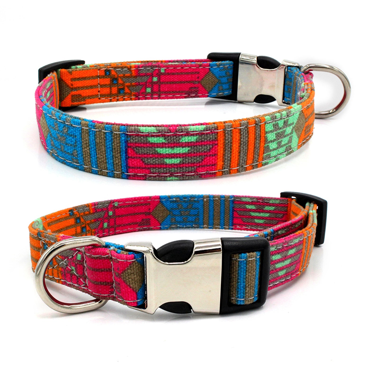 Dog Collars with Festive Colors and Fun Designs
