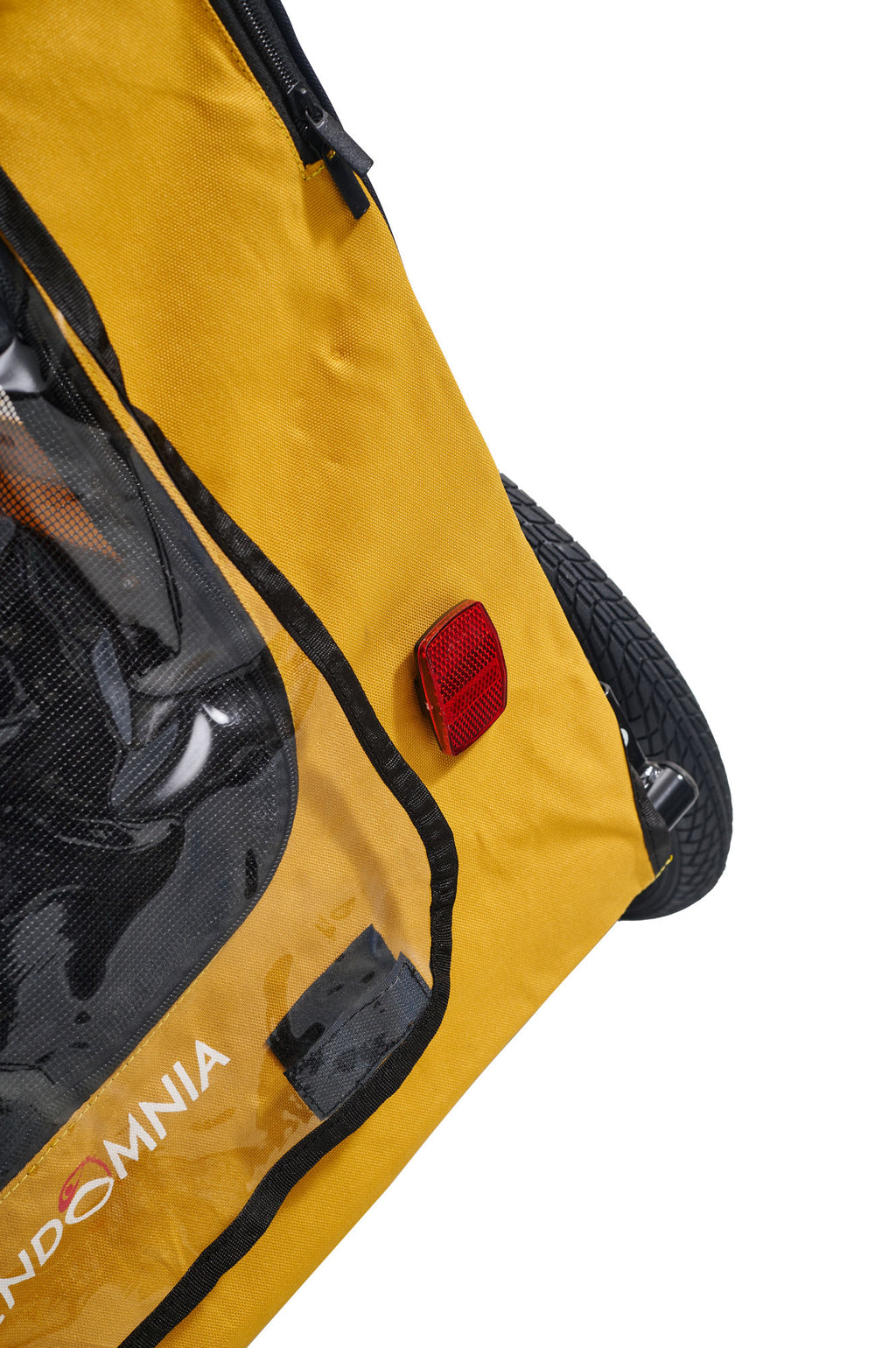 Heavy Duty Bicycle Trailer for Dogs - Yellow