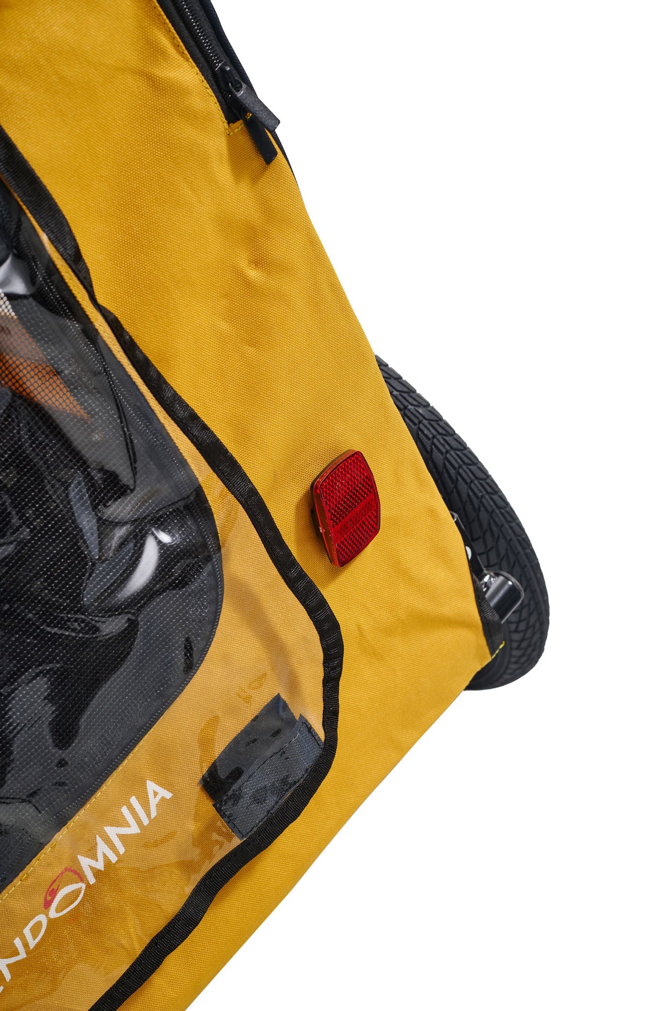 Heavy Duty Bicycle Trailer for Dogs - Yellow