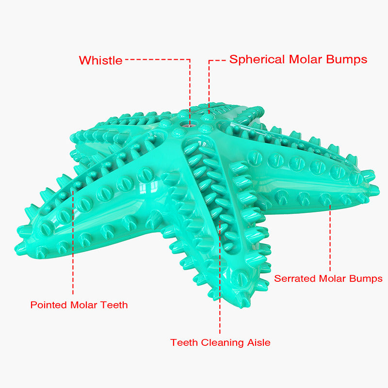 Sea Star Shaped Dental Dog Teeth Cleaning Toy