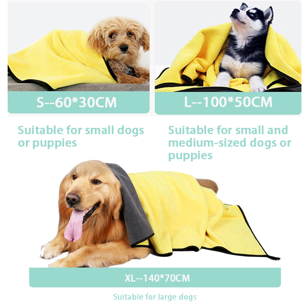 Soft Absorbent Quick Drying Towel For Dogs