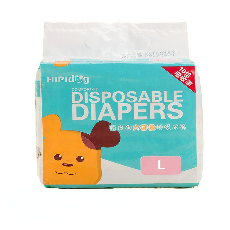 Disposable Small Dog Diapers for Males and Females