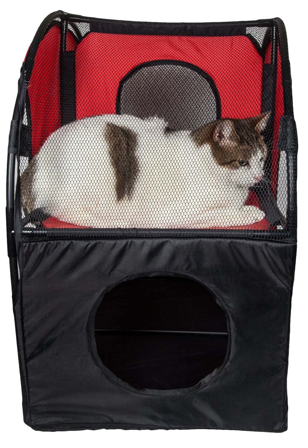 Pet Life - Kitty-Play Collapsible Cat Playhouse