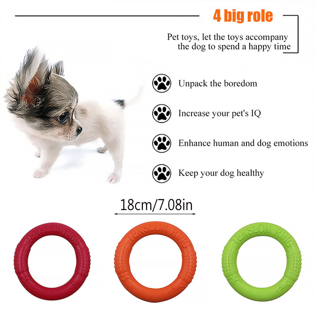 Floating Interactive Ring Training Toy for Dogs