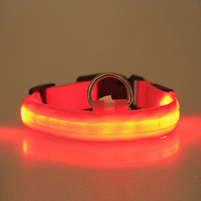 LED Safety Halo Style Collar for Dogs and Cats