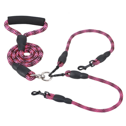 Double Dog Reflective Leash and Lead Combo