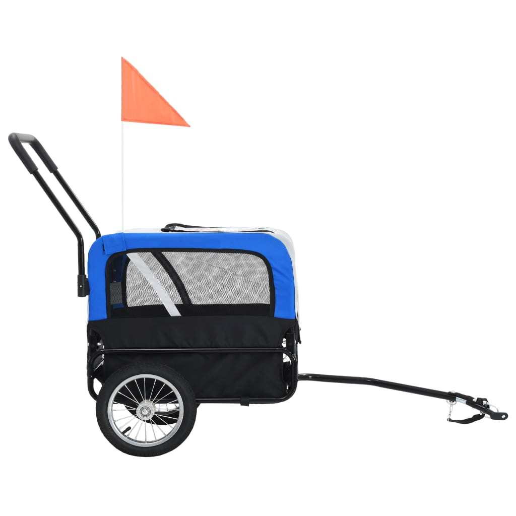 Convertible Dog Bike Trailer and Jogging Stroller