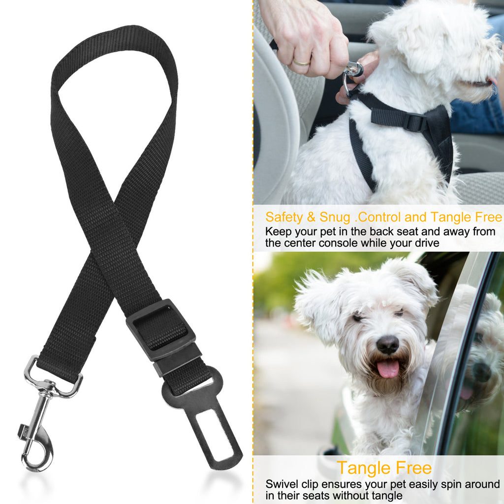 Vehicle Dog Safety Seat Belt Leash 2 pack