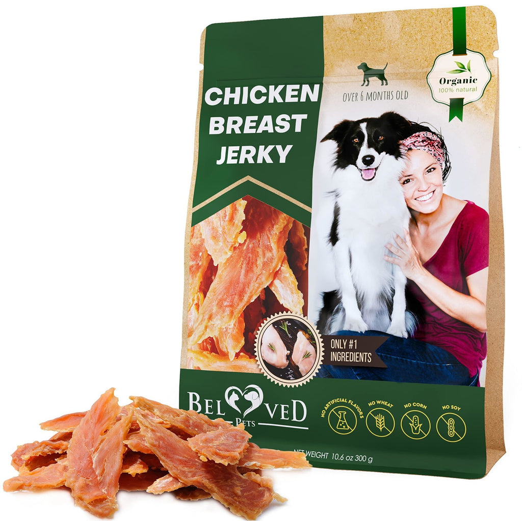 Natural Organic Chicken Jerky Treats for Dogs