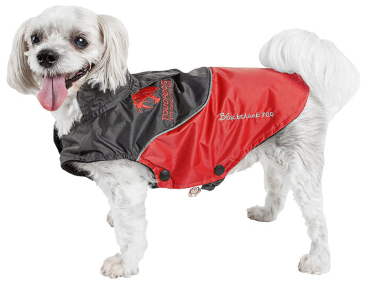 Touchdog Subzero-Storm Waterproof Dog Coat-Red