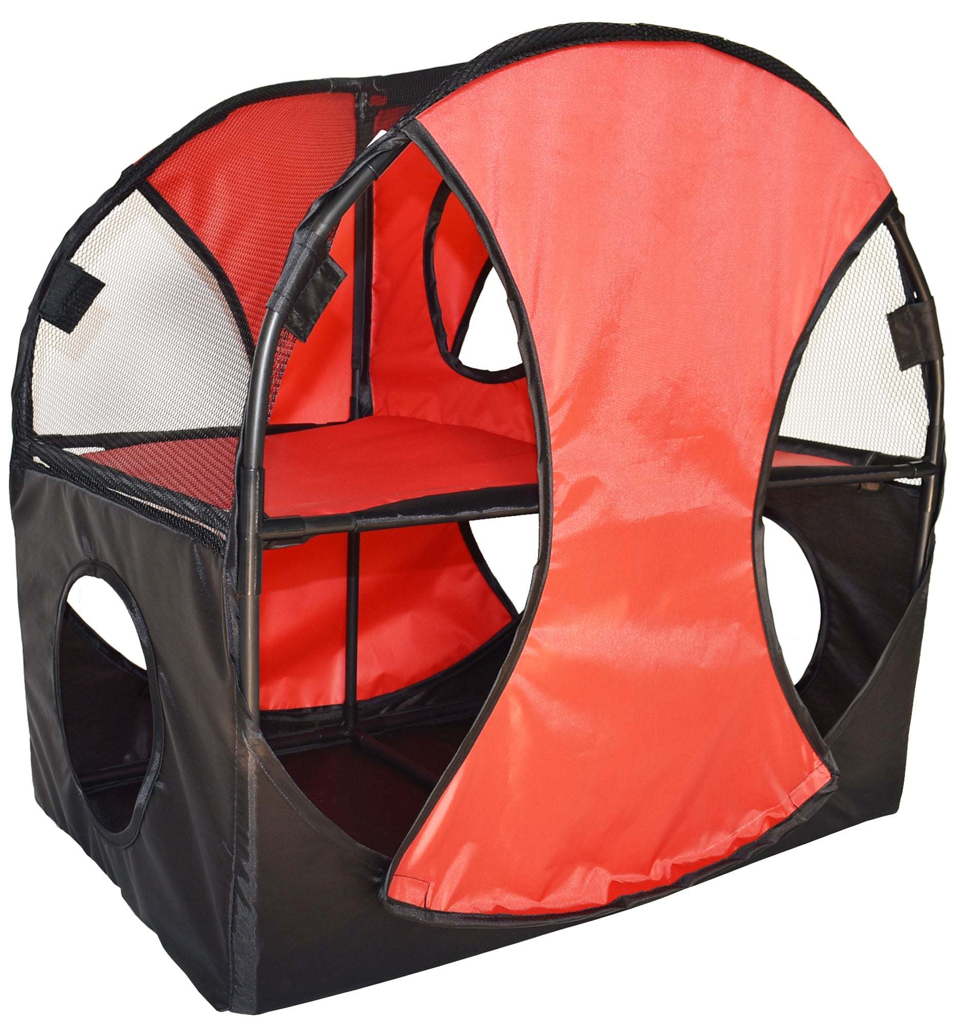 Pet Life - Kitty-Play Collapsible Cat Playhouse