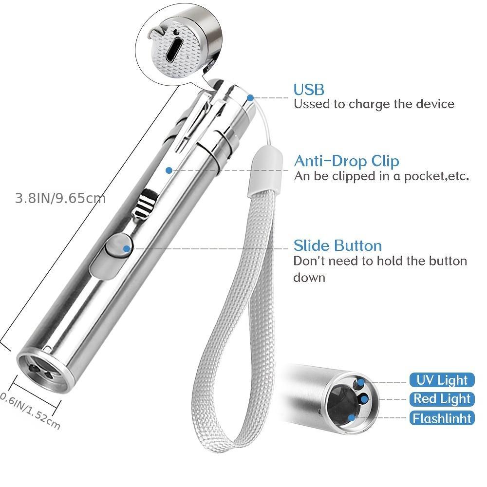 Rechargeable Laser Pointer Teaser Toy for Cats