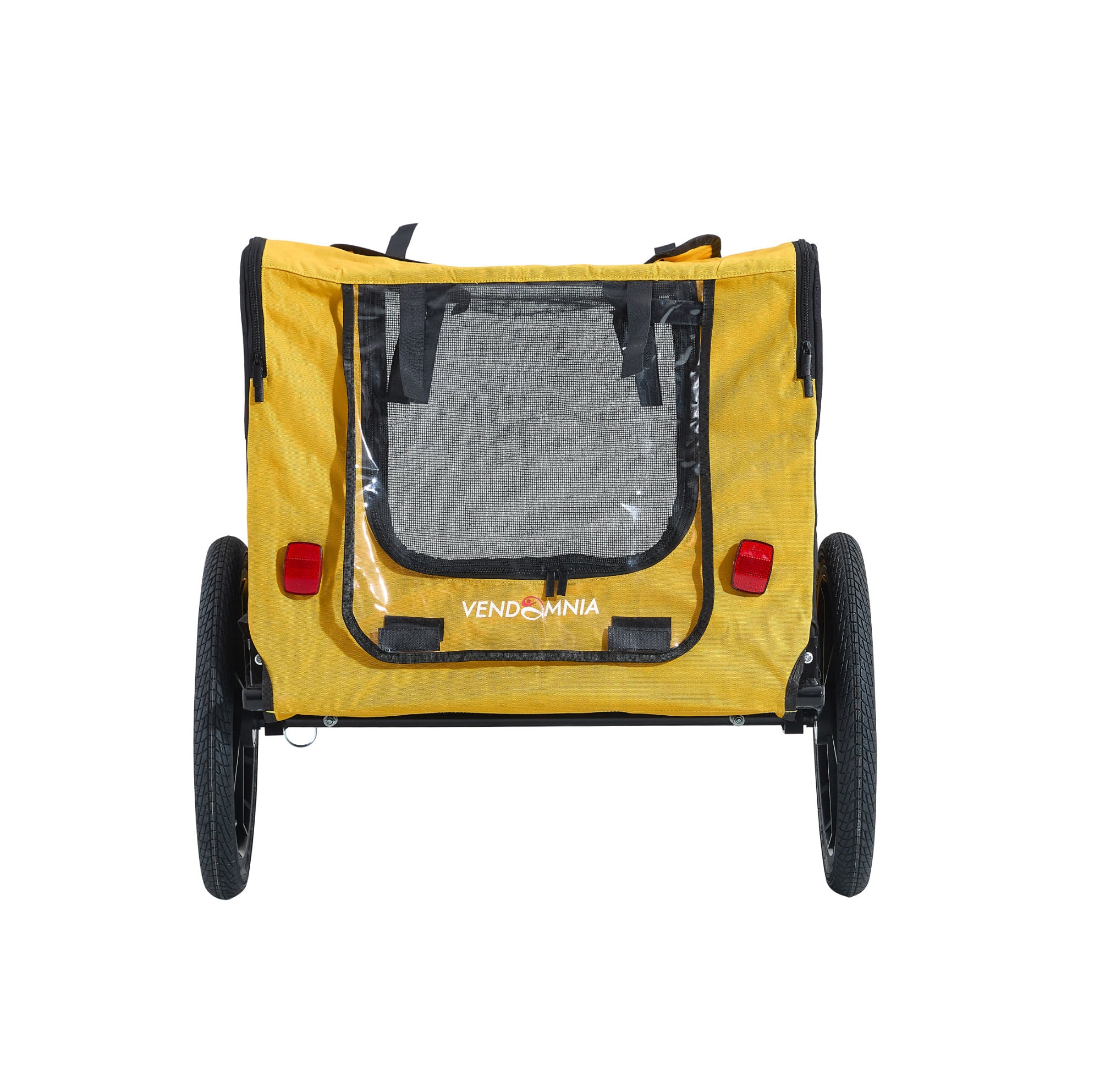 Heavy Duty Bicycle Trailer for Dogs - Yellow