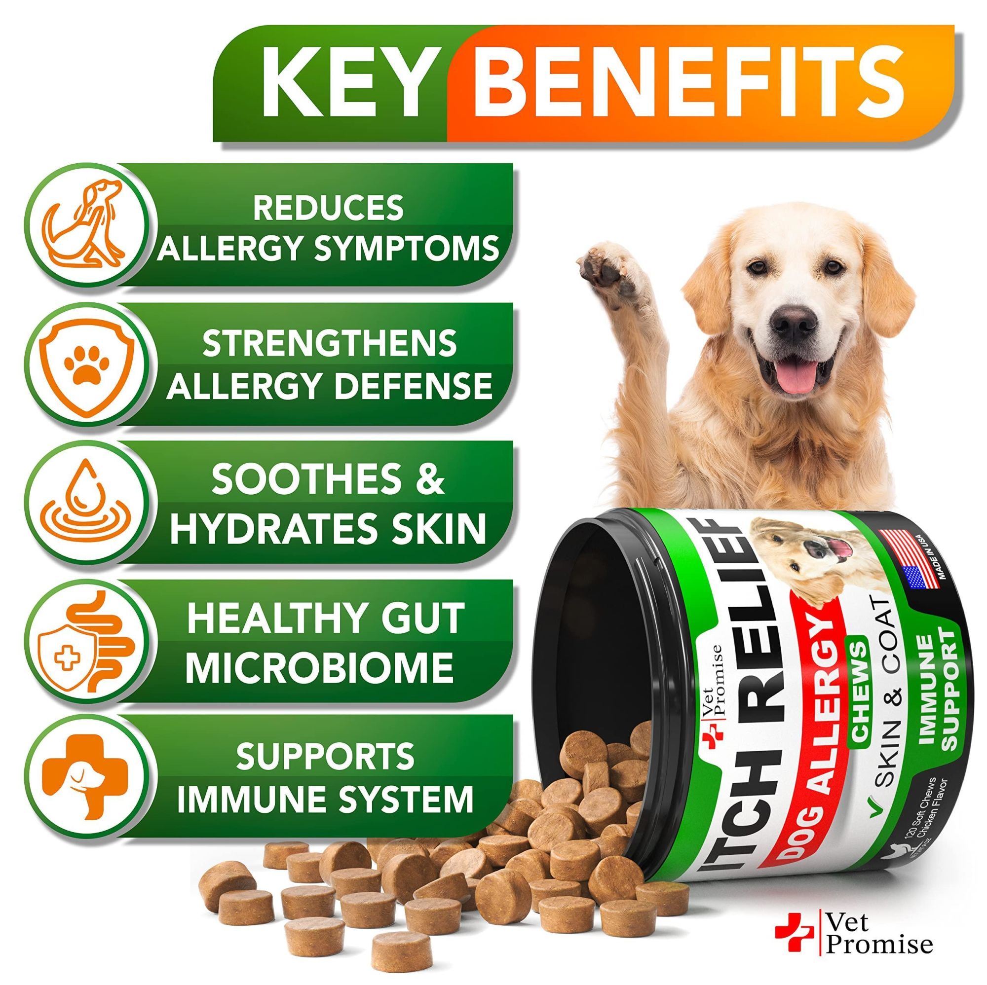 Vet Promise - Itch Relief and Allergy Relief Treatment for Dogs