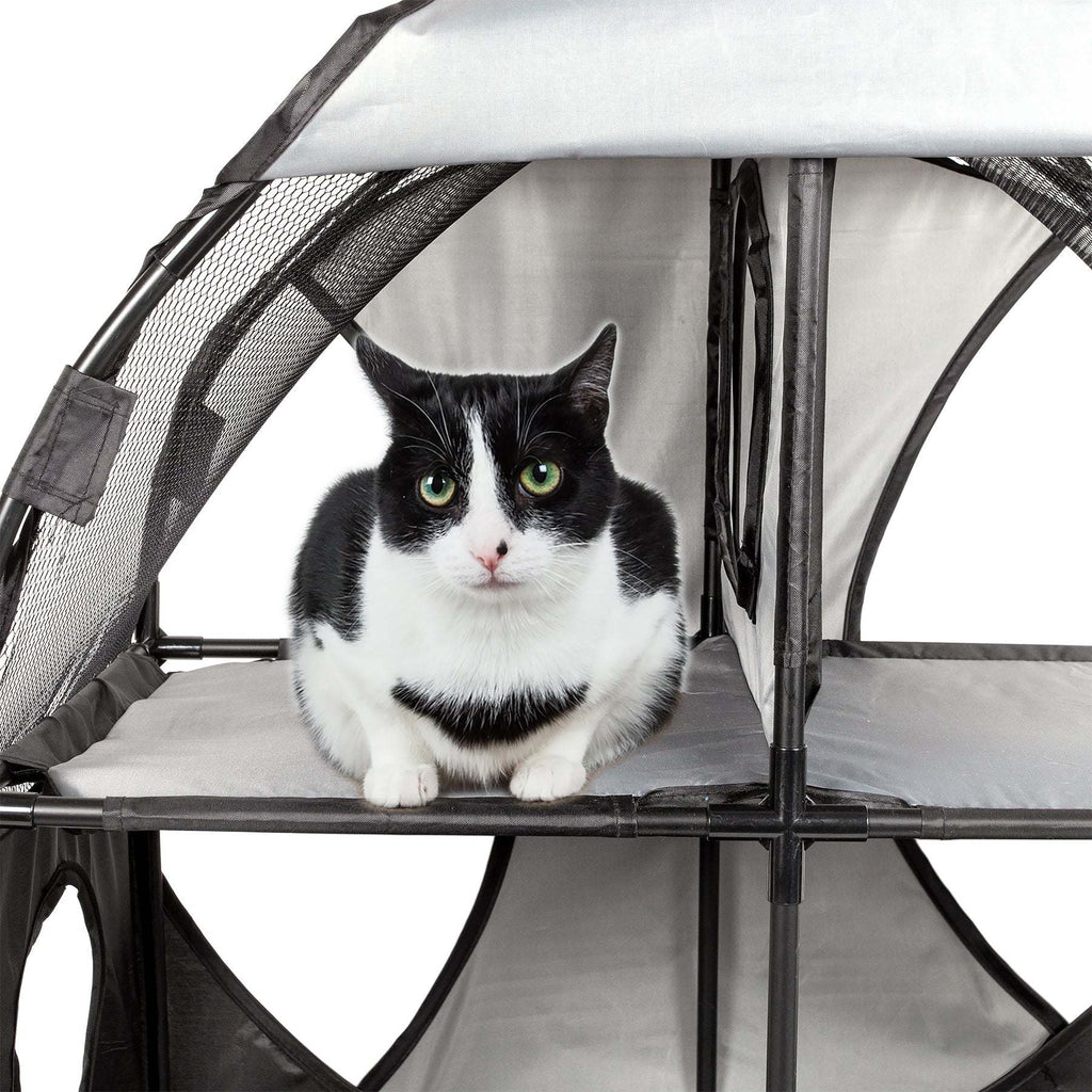 Pet Life - Kitty-Play Collapsible Cat Playhouse