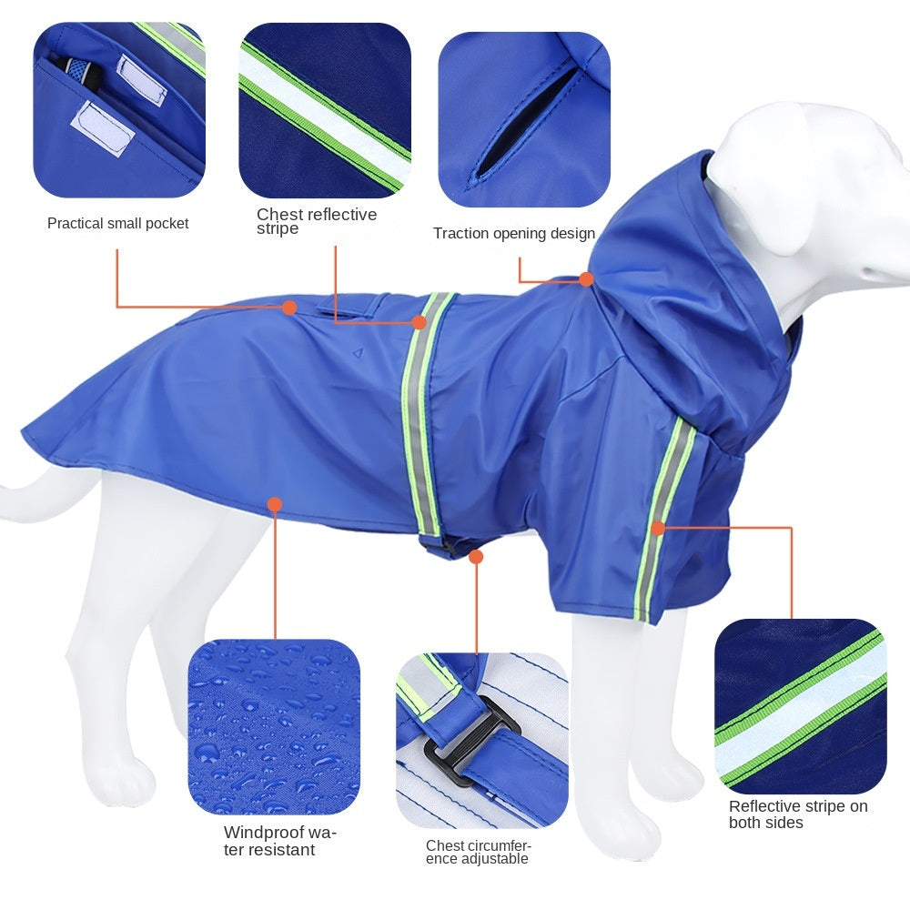 Raincoat for Dogs Waterproof and Reflective