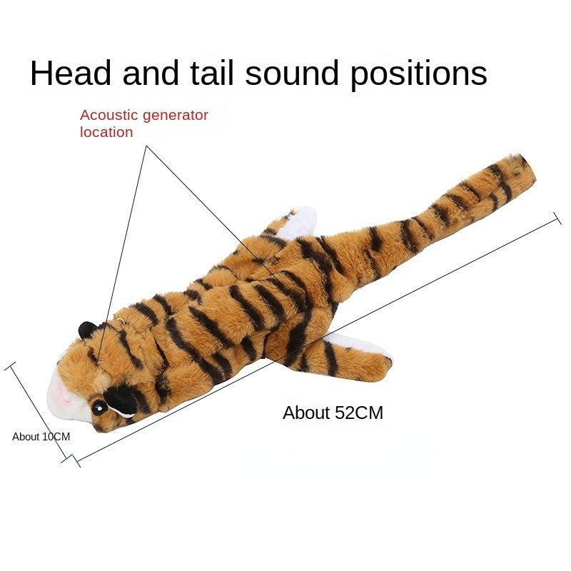 Plush Squeaky Animal Dog Toys 5-Pack Bundle