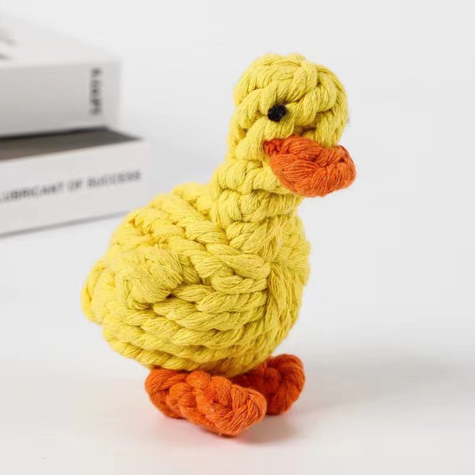 Cotton Dog Rope Toys - Carrot and Duck Shapes