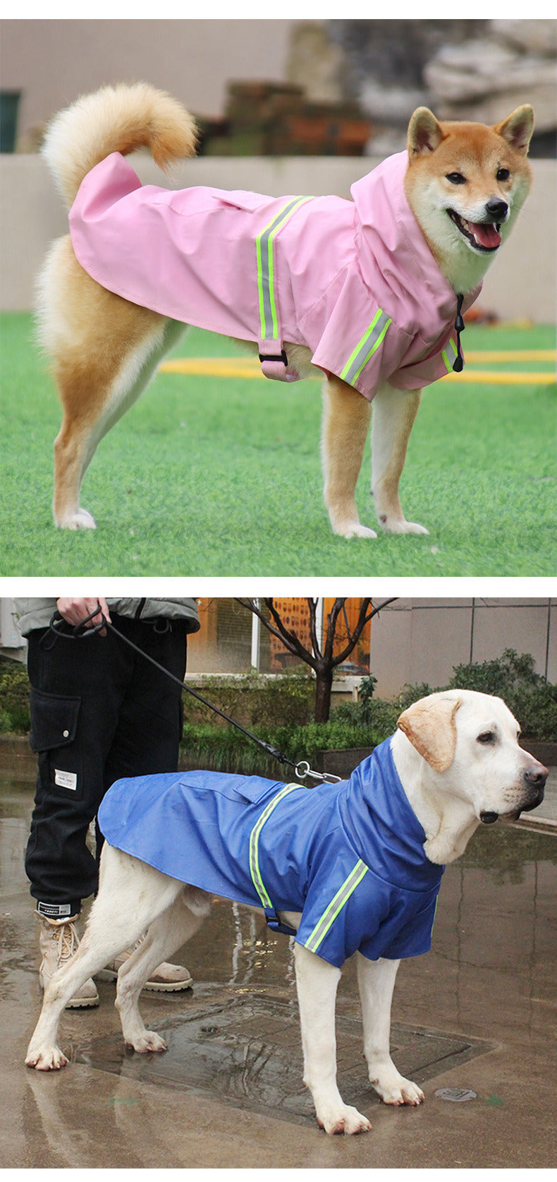 Raincoat for Dogs Waterproof and Reflective