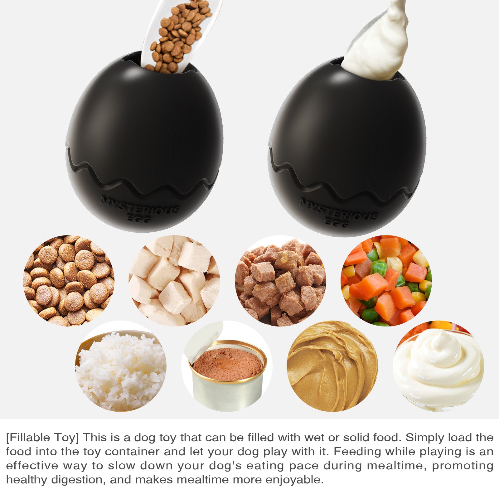 Dinosaur Egg Interactive Pet Treat Chew Toy