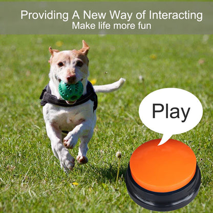 Recordable Talking Button Dog Training Toy