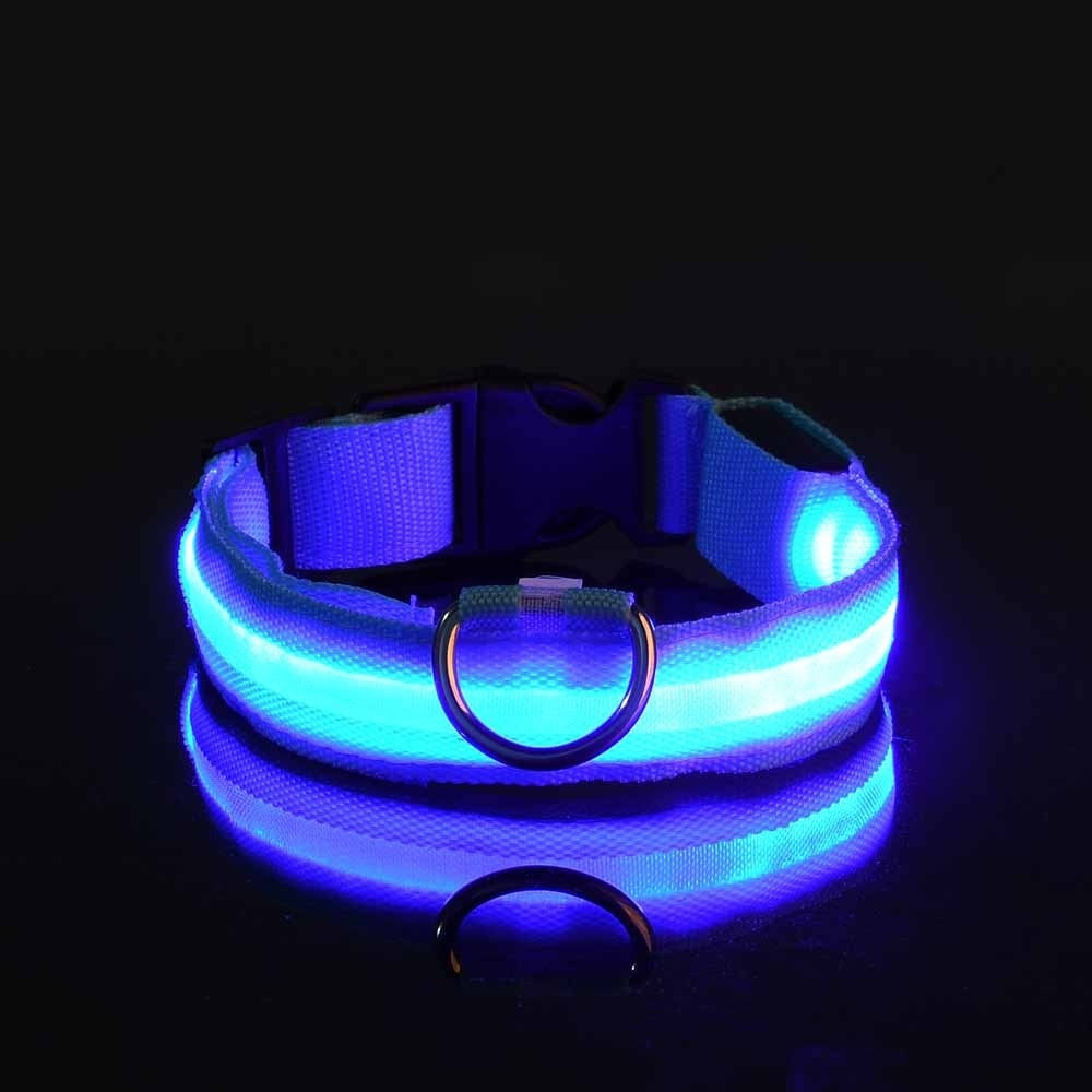 Glow-In-The-Dark Collar LED USB Charging