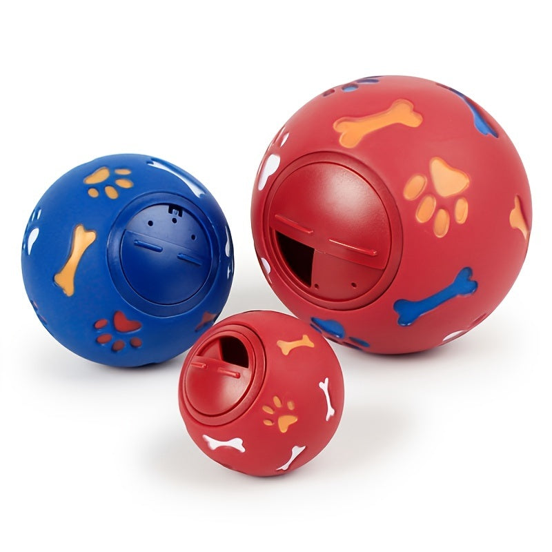 Dog Treat Dispensing Rubber Puzzle Ball Toy