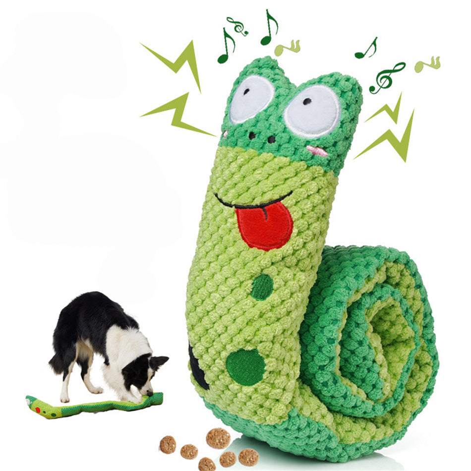 Squeaky Plush Snuffle Dog and Cat Puzzle Toy