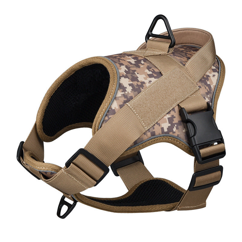 Tactical Chest Strap Training Harness Vest for Large Dogs