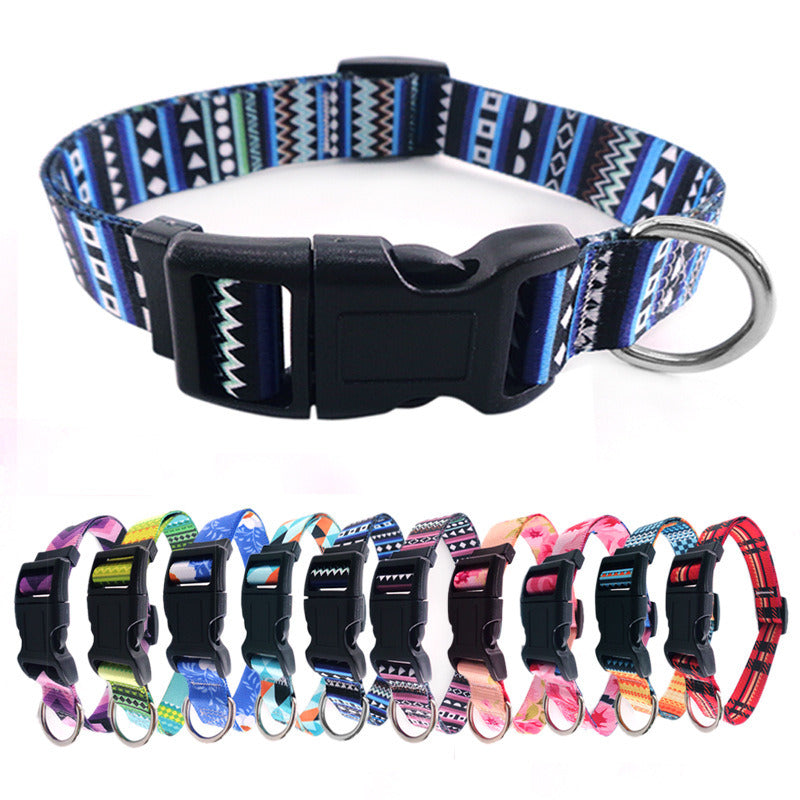 Bohemian Beautiful Colorful Festive Collars for Dogs