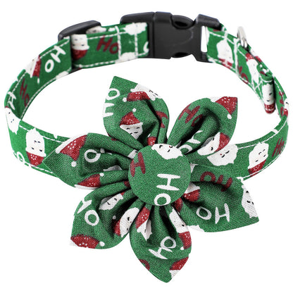 Christmas Bowtie and Collar for Dogs