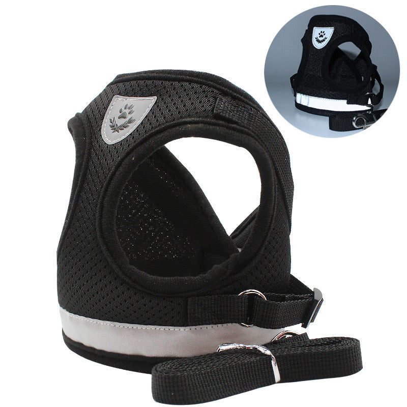 Breathable Harness and Leash Combo for Dogs