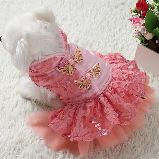 Fancy Pretty Pink Party Dress for All Dogs