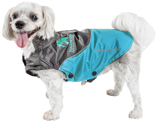 Touchdog Subzero-Storm Waterproof Dog Coat-Blue